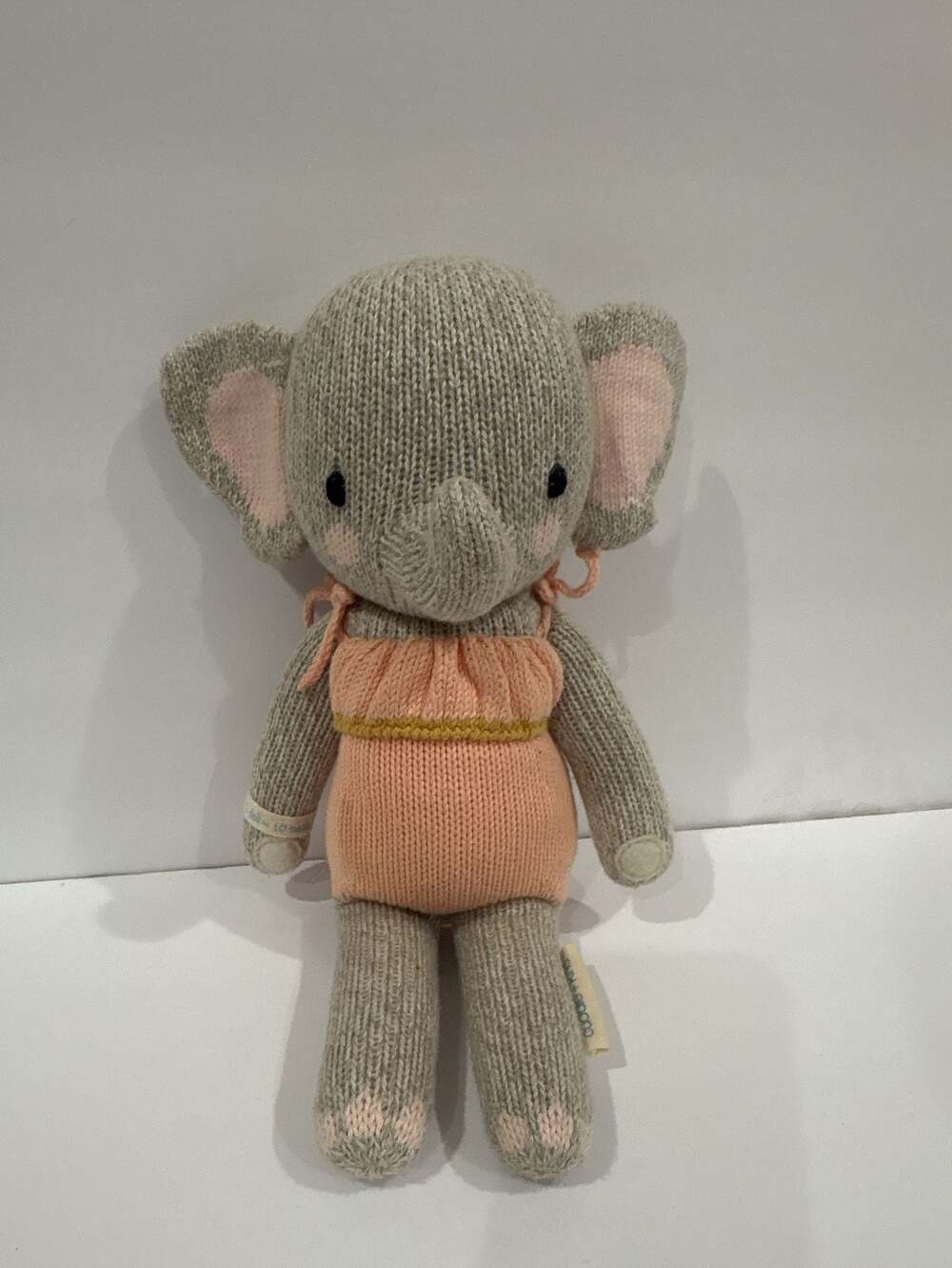 cuddle + kind Eloise the Elephant Hand-Knit Doll